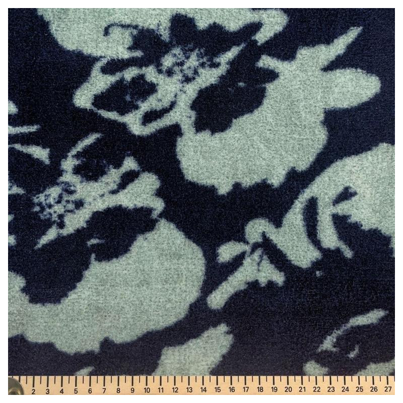 Printed Faux Shearling SLIGGY Black / Green